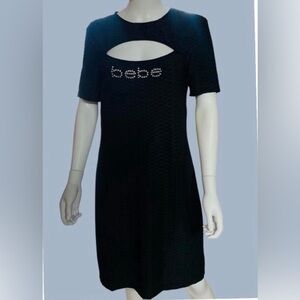 Bebe Black Cutout Dress